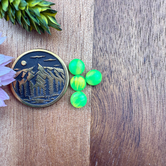 Aurora Opal Cabochon Set of 4 - approx. 5 x 5 mm