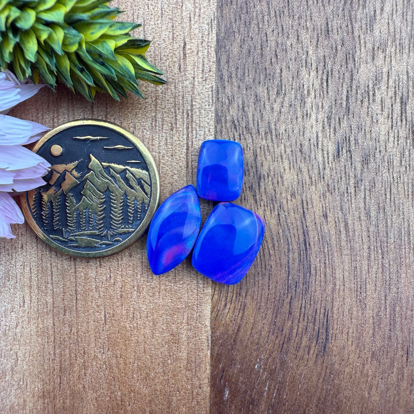 Aurora Opal Cabochon Set of 3 - Mixed Size
