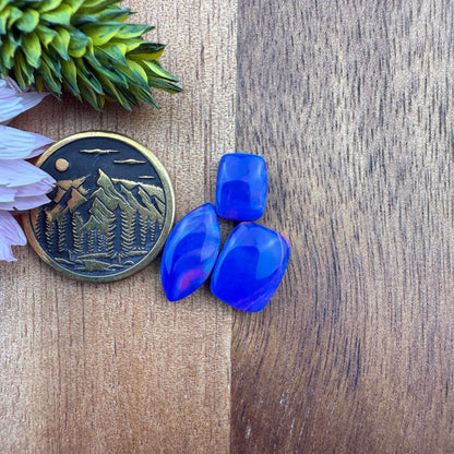 Aurora Opal Cabochon Set of 3 - Mixed Size