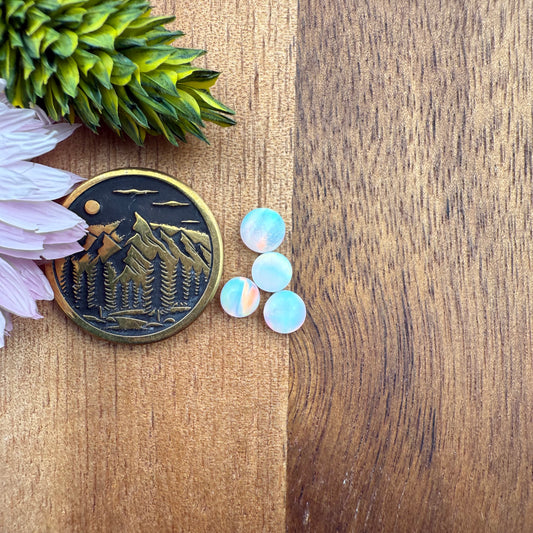 Aurora Opal Cabochon Set of 4 - Mixed Size