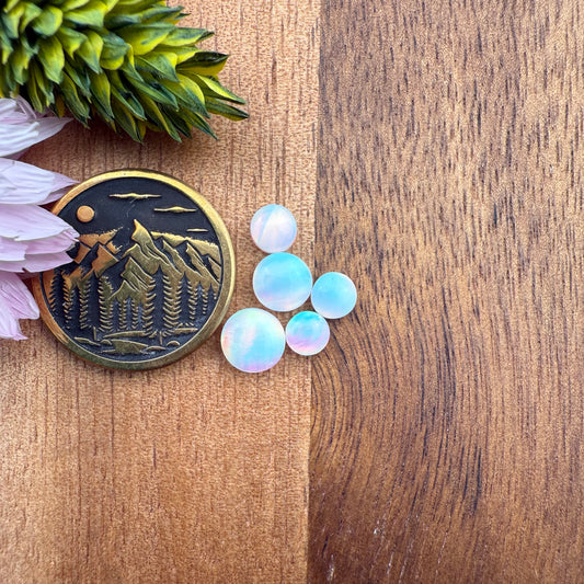 Aurora Opal Cabochon Set of 5 - Mixed Size