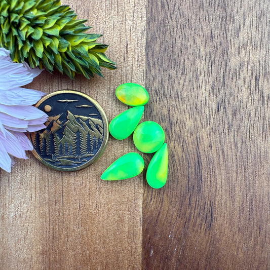 Aurora Opal Cabochon Set of 5 - Mixed Size