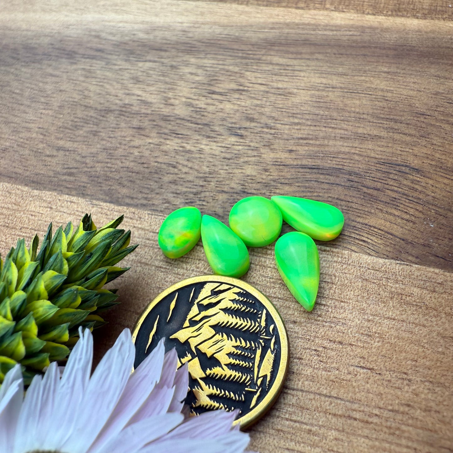 Aurora Opal Cabochon Set of 5 - Mixed Size