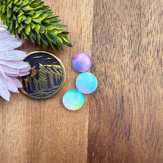 Aurora Opal Cabochon Set of 3 - Mixed Size
