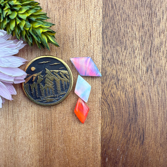 Aurora Opal Cabochon Set of 3 - Mixed Size