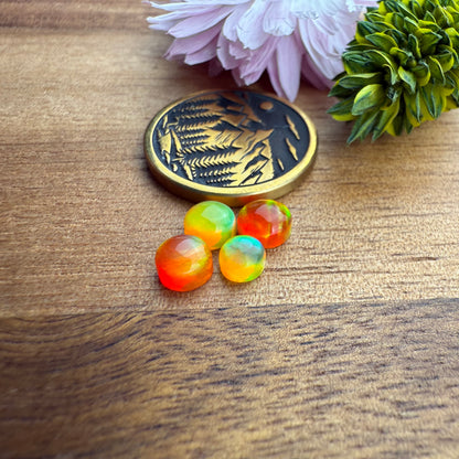 Aurora Opal Cabochon Set of 4 - Mixed Size