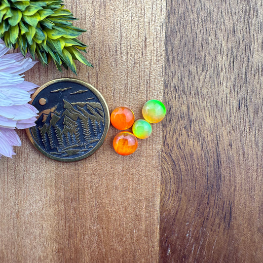 Aurora Opal Cabochon Set of 4 - Mixed Size