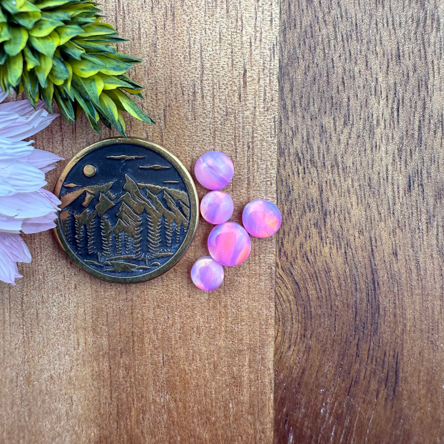 Aurora Opal Cabochon Set of 5 - Mixed Size