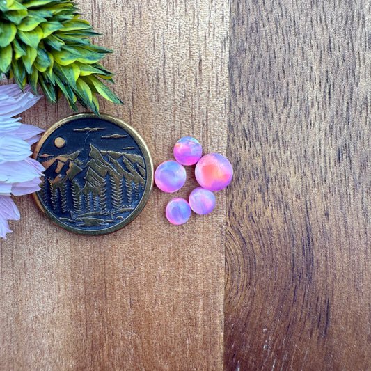 Aurora Opal Cabochon Set of 5 - Mixed Size