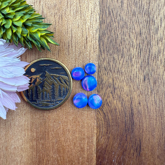 Aurora Opal Cabochon Set of 5 - Mixed Size