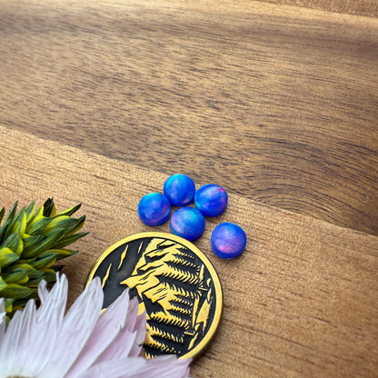 Aurora Opal Cabochon Set of 5 - approx. 5 x 5 mm