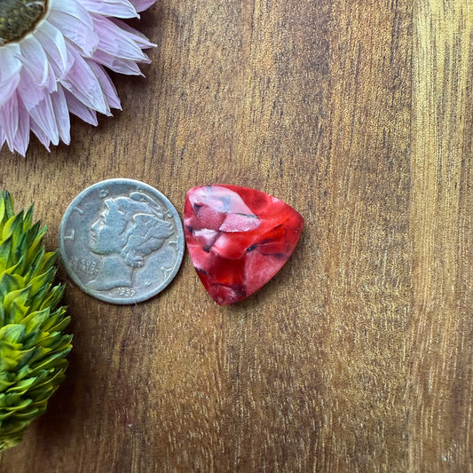 Acrylic Cabochon - approx. 17 x 16 x 5.1 mm