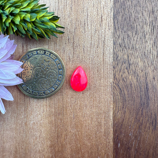 Glitter Opal Cabochon - approx. 10 x 7 x 3 mm