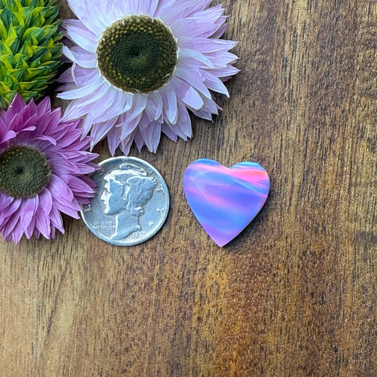 Aurora Opal Cabochon - approx. 17 x 17 x 5 mm