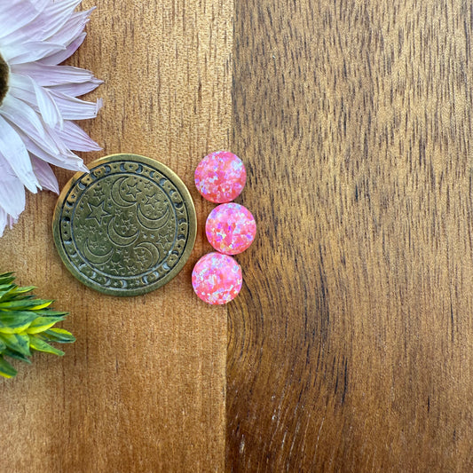 Bello Opal Cabochon Set of 3 - approx. 7 x 7 mm