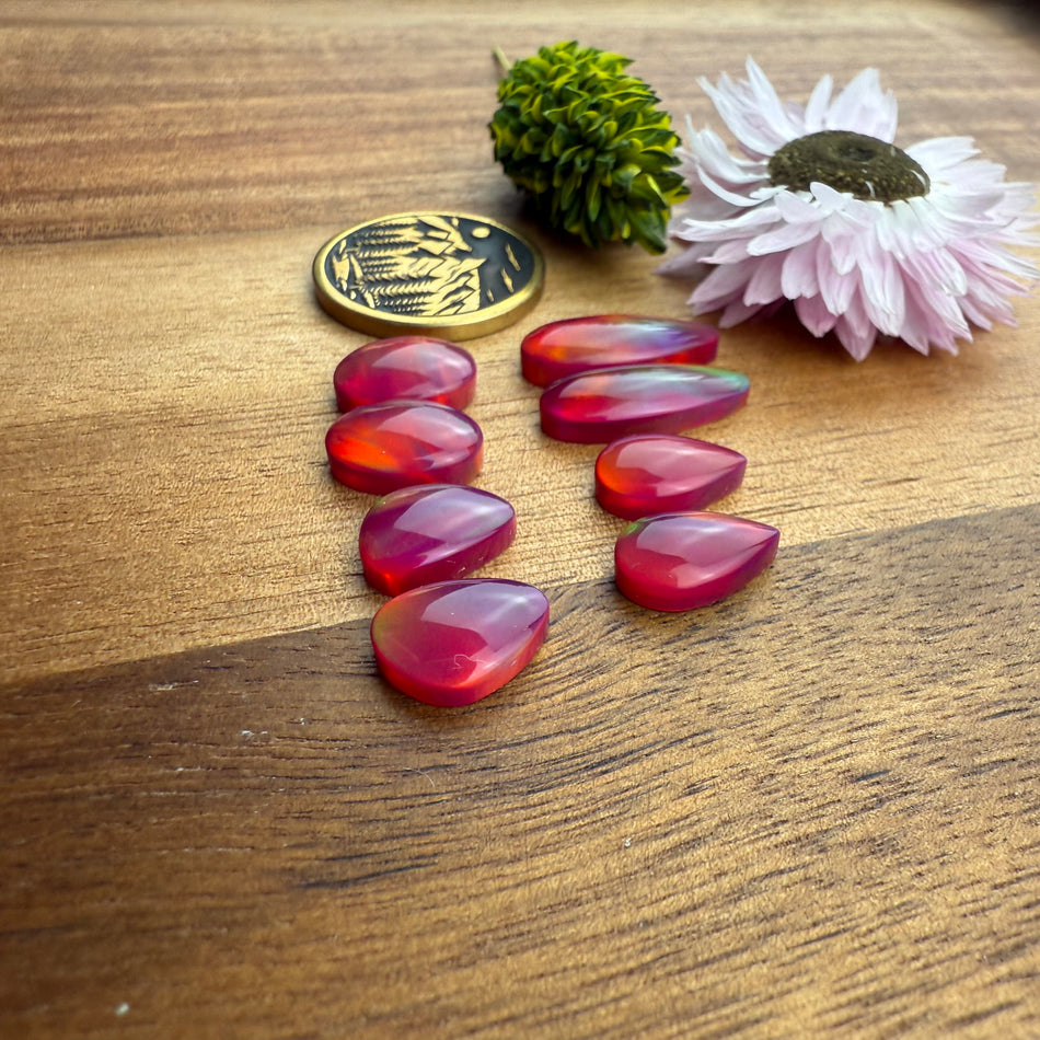 Pre-Order Aurora Opal Cabochon Pair