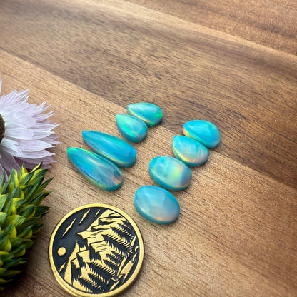 Pre-Order Aurora Opal Cabochon Pair