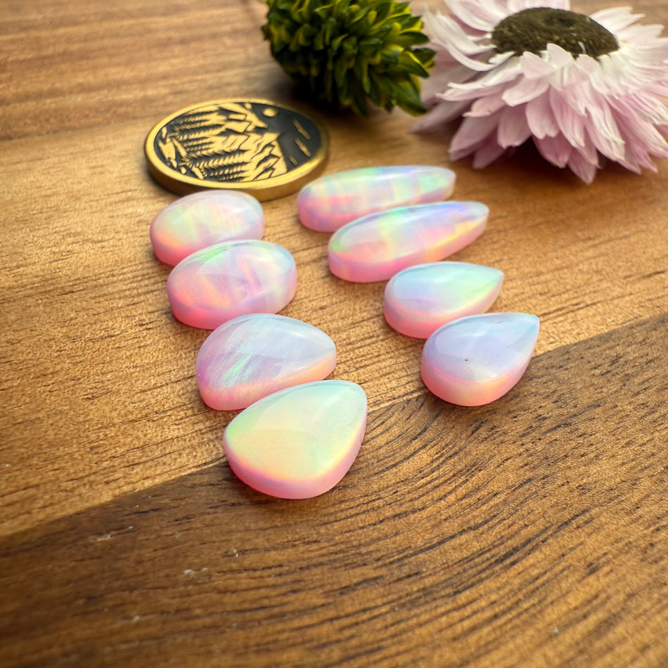Pre-Order Aurora Opal Cabochon Pair