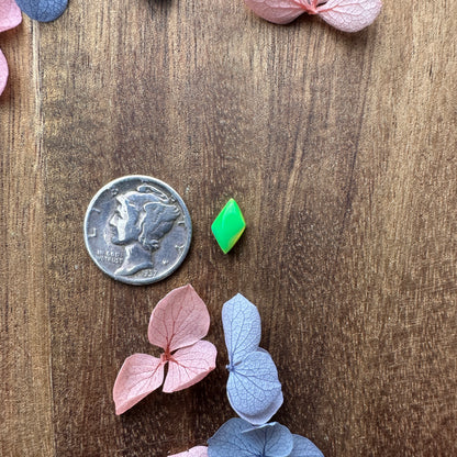 Aurora Opal Cabochon - approx. 9 x 5 x 3.1 mm