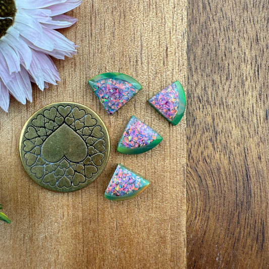 Bello Opal Inlay Watermelon Cabochon - priced per one