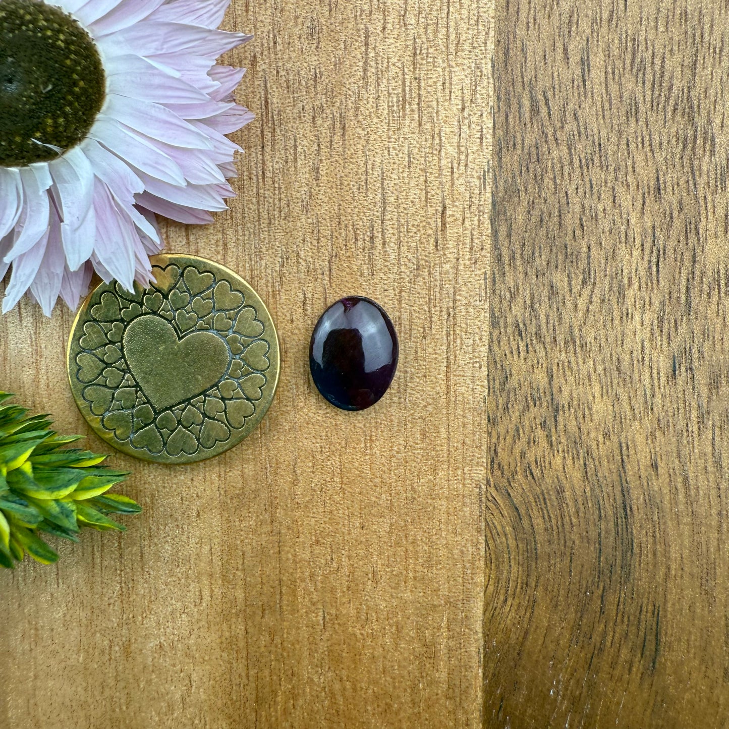 Bowlerite Cabochon - approx. 11 x 8 x 3.3 mm