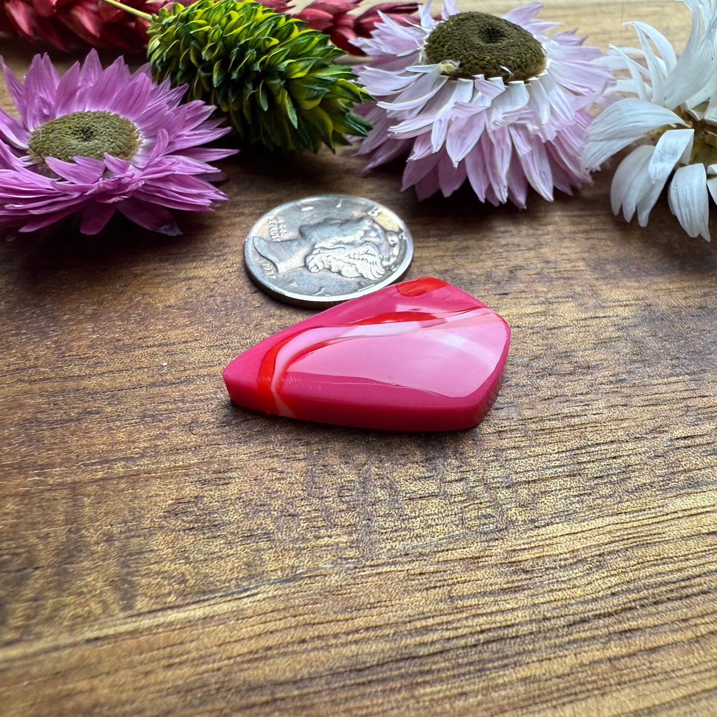 Acrylic Cabochon - approx. 25 x 16 x 5 mm