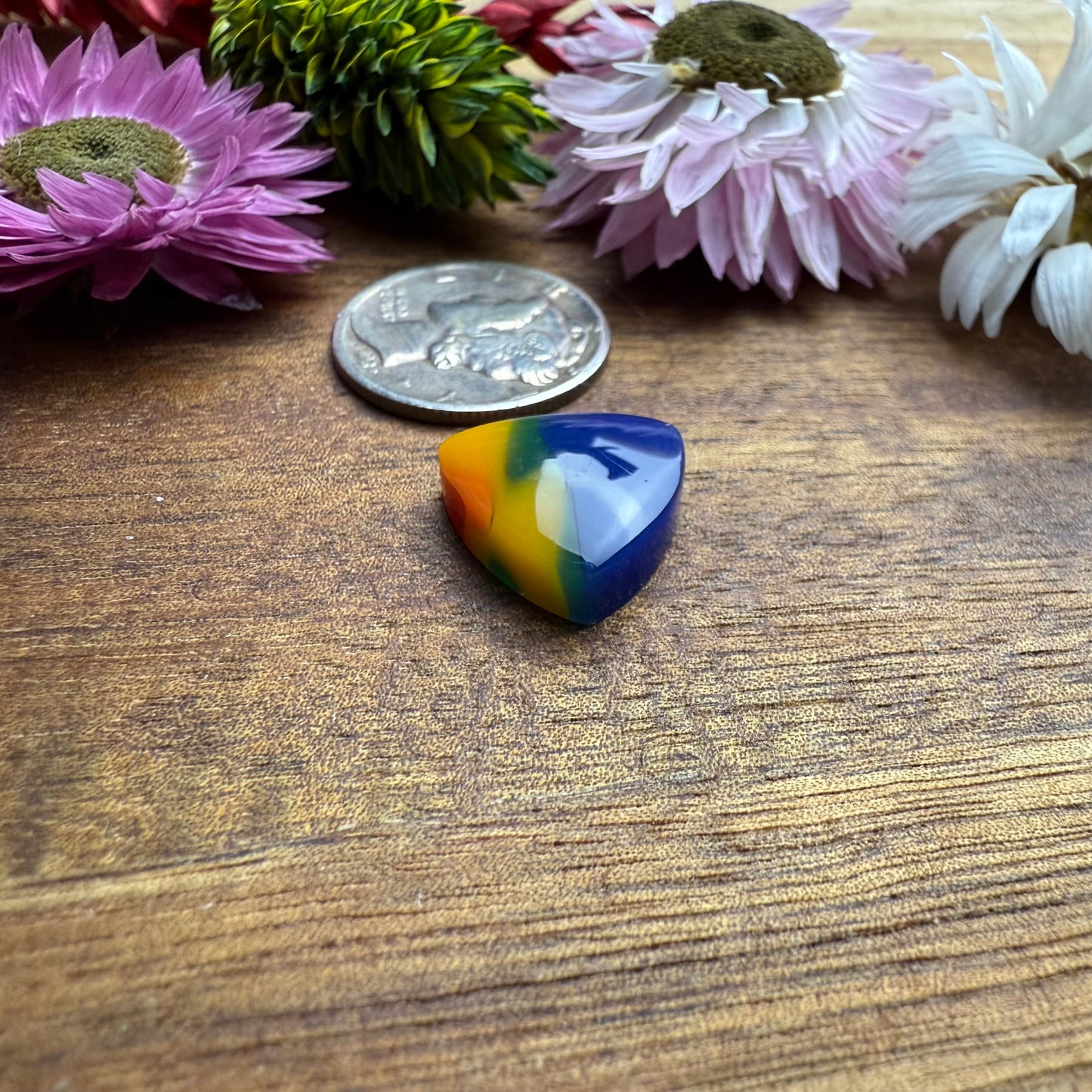 Acrylic Cabochon - approx. 13 x 13 x 4.7 mm