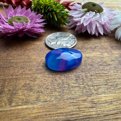 Acrylic Cabochon - approx. 17 x 12 x 5.2 mm