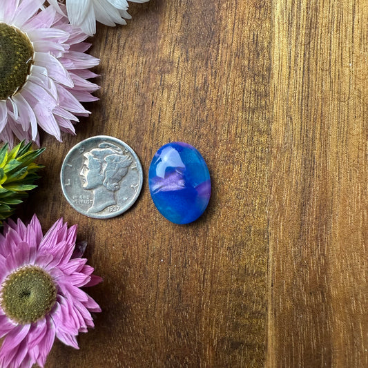 Acrylic Cabochon - approx. 17 x 13 x 5.2 mm