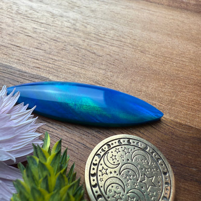 Aurora Opal Cabochon - approx. 44 x 12 x 4.6 mm