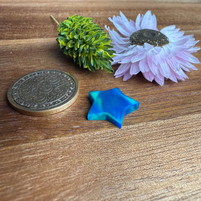 Aurora Opal Cabochon - approx. 14 x 15 x 3.6 mm