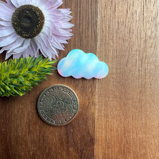 Aurora Opal Cabochon - approx. 24 x 14 x 4.4 mm