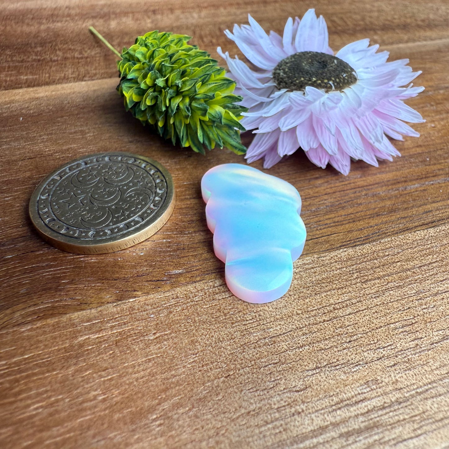 Aurora Opal Cabochon - approx. 24 x 14 x 4.4 mm