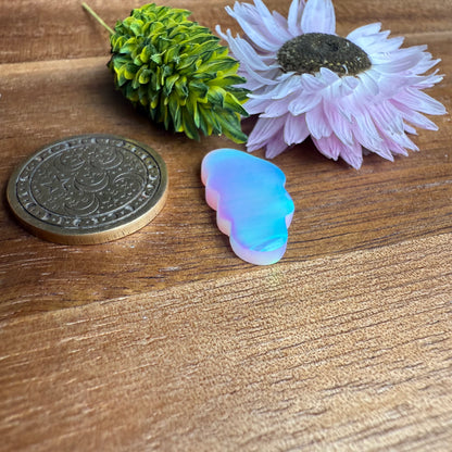 Aurora Opal Cabochon - approx. 19 x 11 x 4.1 mm