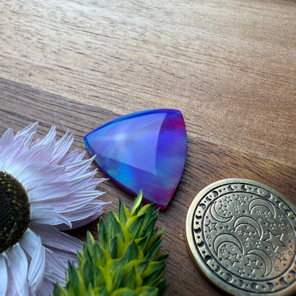 Aurora Opal Cabochon - approx. 21 x 21 x 4.6 mm