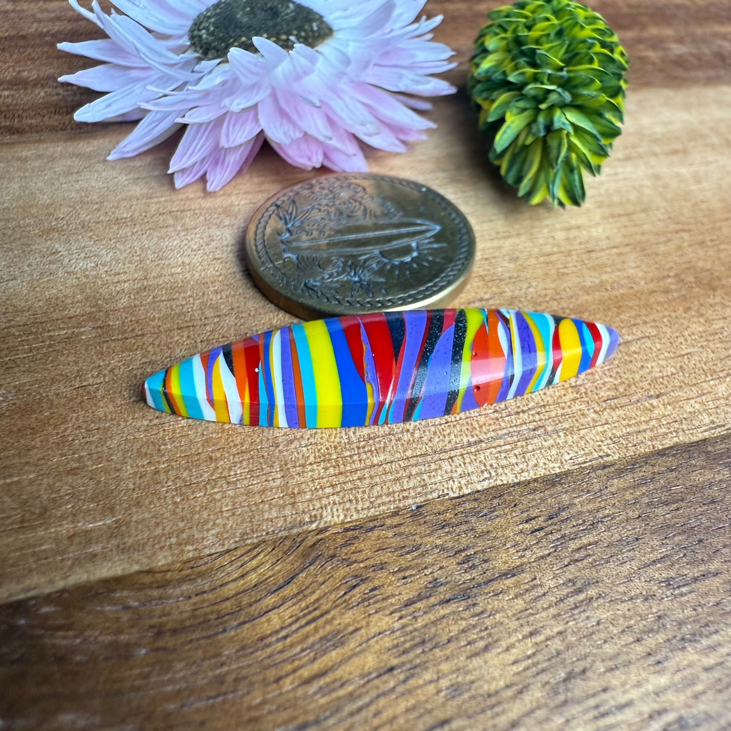 Oregon Surfite Cabochon - approx. 35 x 9 x 4.1 mm
