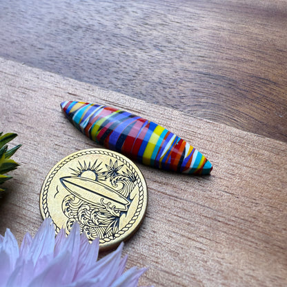 Oregon Surfite Cabochon - approx. 35 x 9 x 4.1 mm