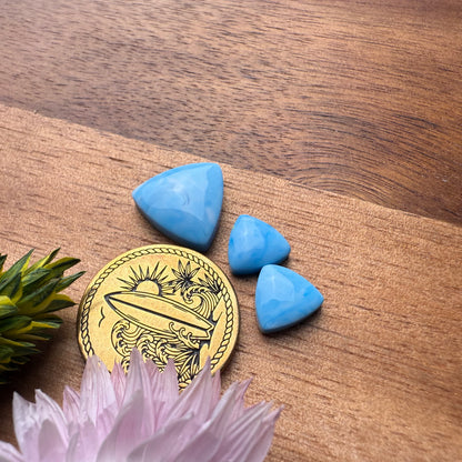 Gower Surfite Cabochon Set of 3 - Mixed Size