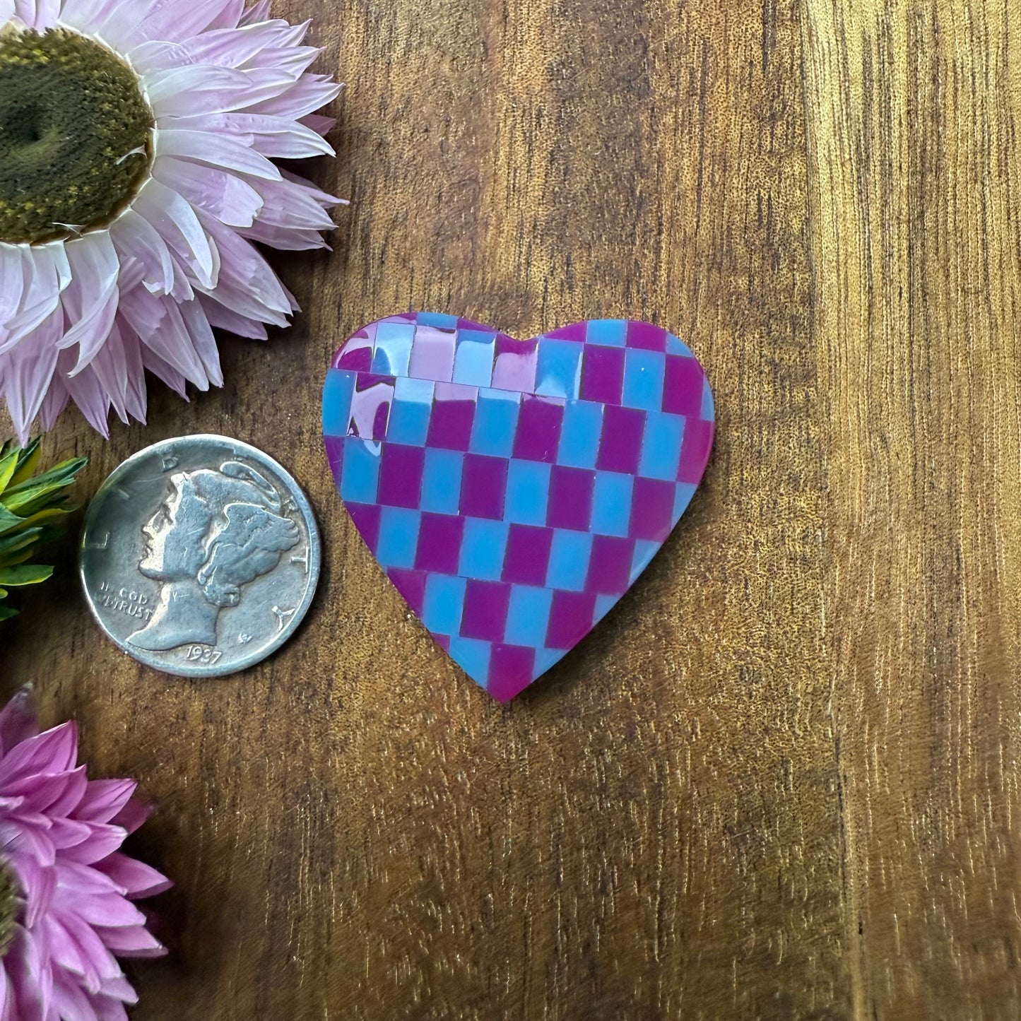 Acrylic Cabochon - approx. 27 x 28 x 5.6 mm