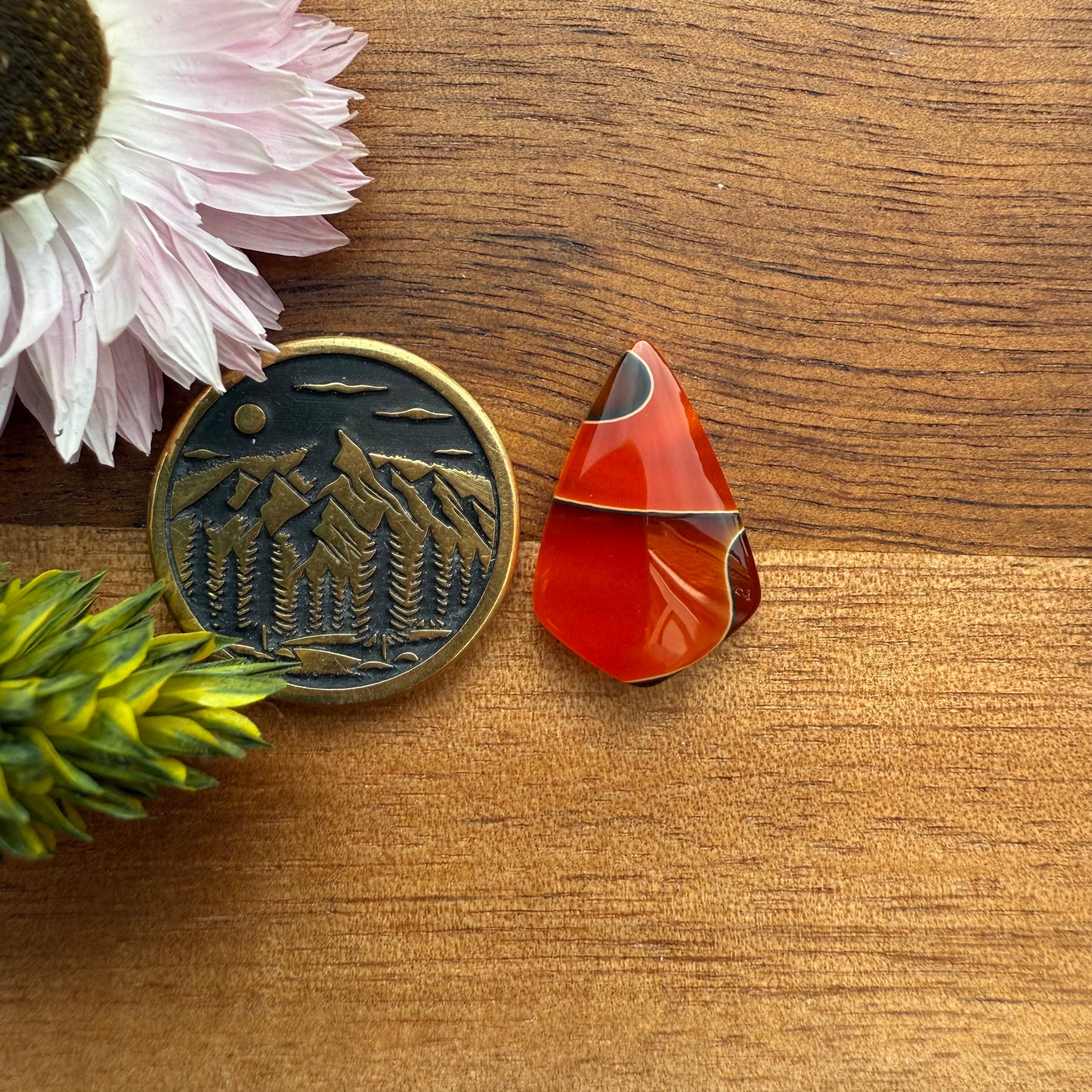 Acrylic Cabochon - approx. 19 x 12 x 4 mm