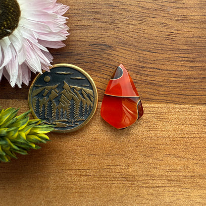 Acrylic Cabochon - approx. 19 x 12 x 4 mm