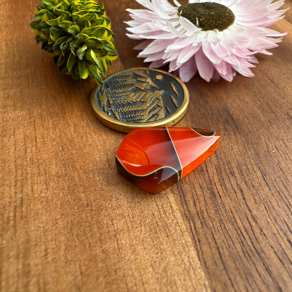 Acrylic Cabochon - approx. 19 x 12 x 4 mm