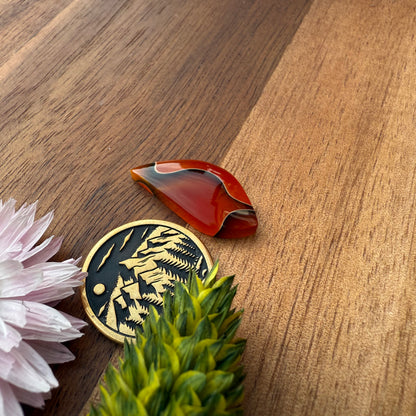 Acrylic Cabochon - approx. 24 x 11 x 4.1 mm