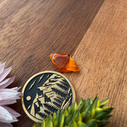 Acrylic Cabochon - approx. 14 x 8 x 3.2 mm