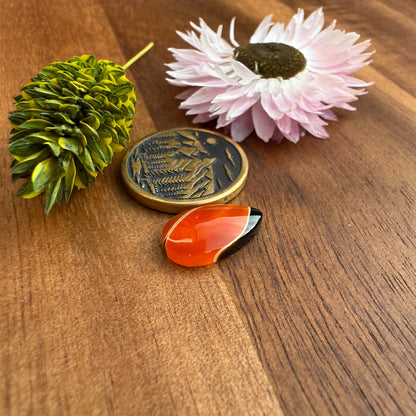 Acrylic Cabochon - approx. 14 x 8 x 3.6 mm