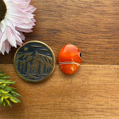 Acrylic Cabochon - approx. 14 x 11 x 4 mm