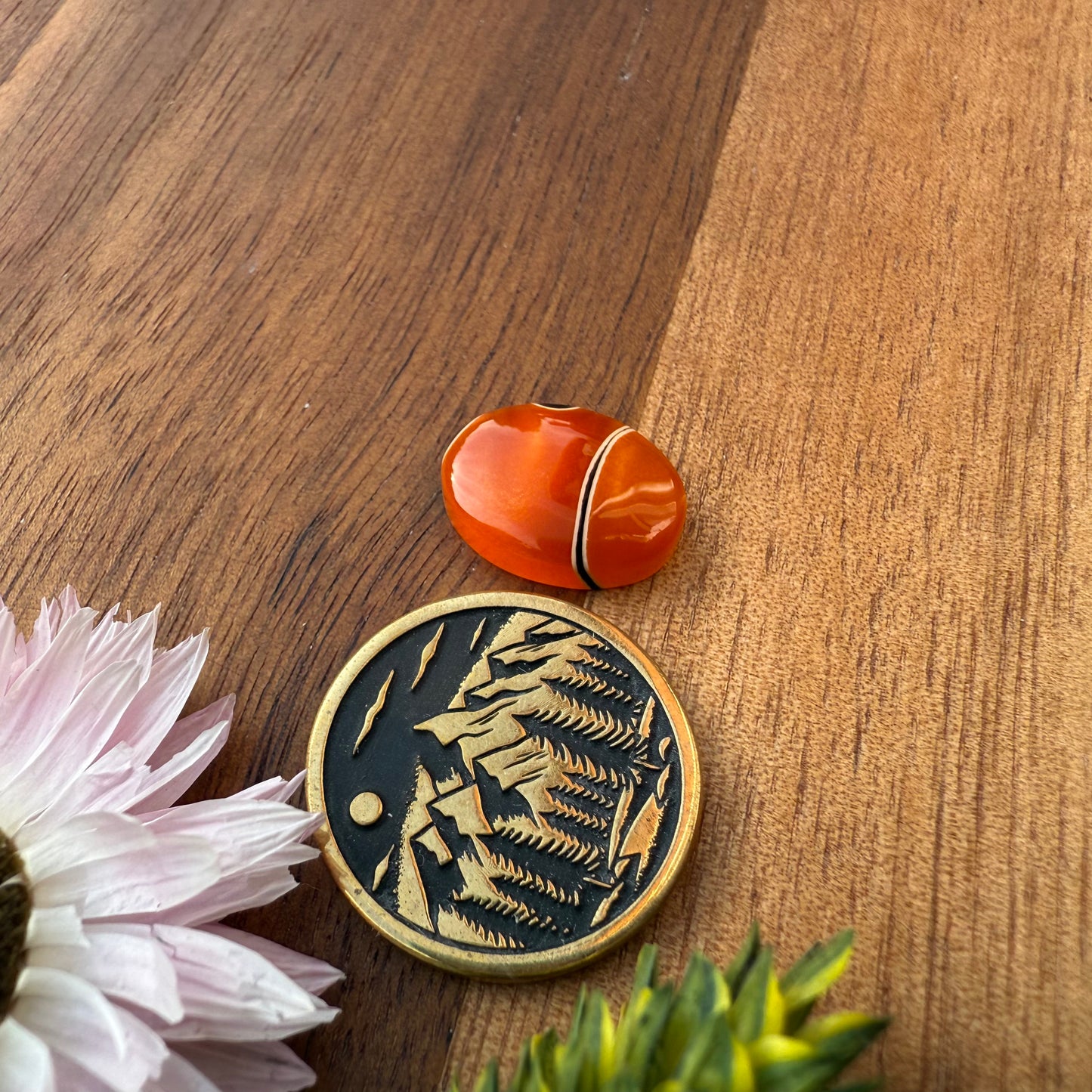 Acrylic Cabochon - approx. 14 x 11 x 4 mm