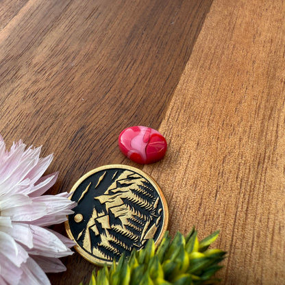 Acrylic Cabochon - approx. 10 x 8 x 3.3 mm