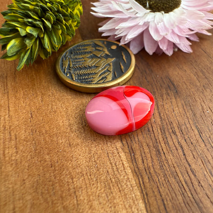 Acrylic Cabochon - approx. 15 x 11 x 4.1 mm
