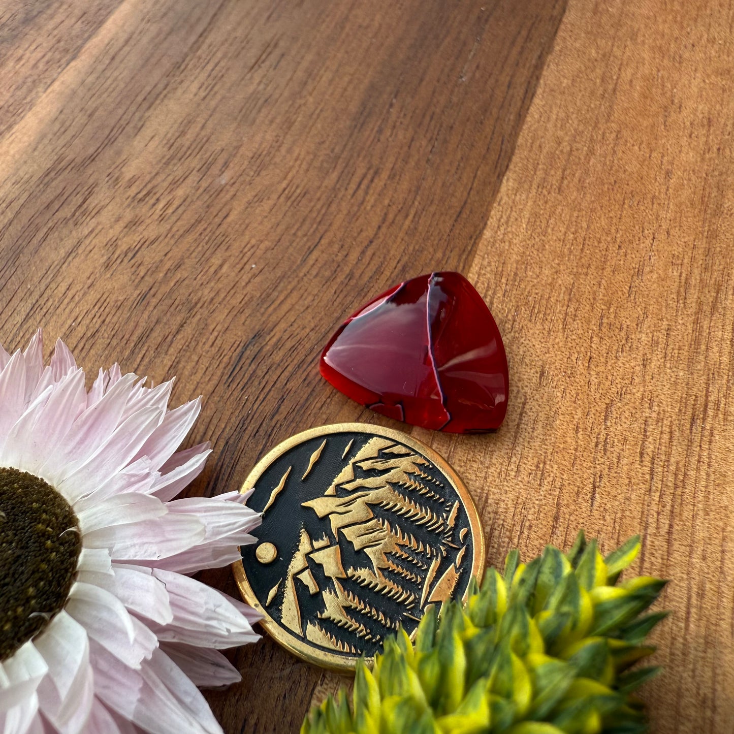 Acrylic Cabochon - approx. 16 x 16 x 4.1 mm